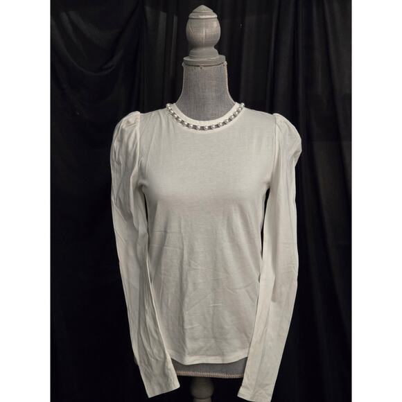NWOT Generation Love Long Sleeve Pearl Top, Size XS - Picture 2 of 9
